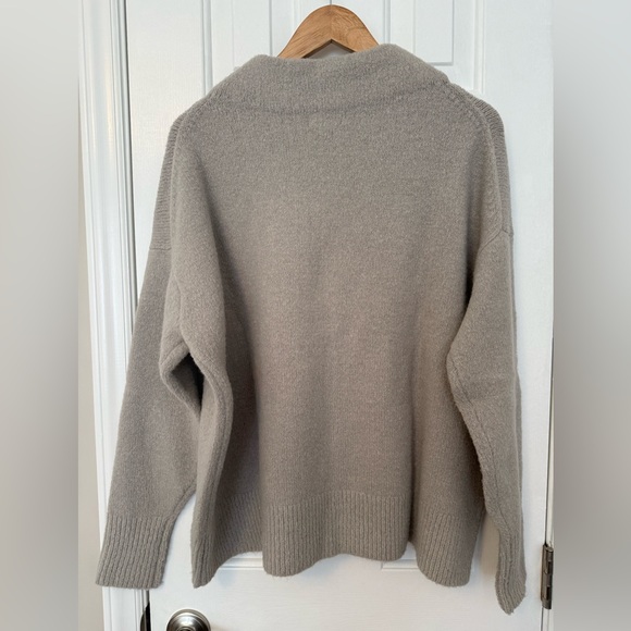 Cable Stitch | Cowl Neck Sweater | Grey | Size S - Picture 5 of 8
